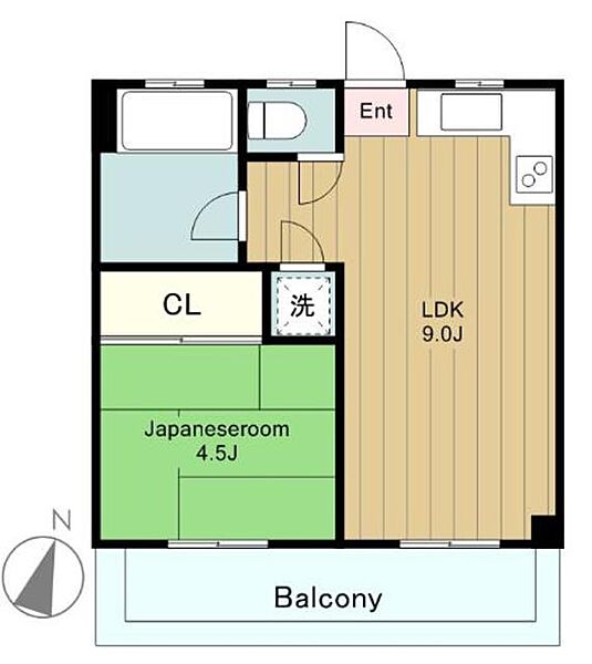 ハイツ矢野口 201｜東京都稲城市矢野口(賃貸アパート1LDK・2階・29.70㎡)の写真 その2