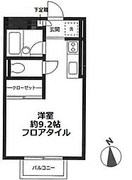 サニーコート ワンルームの間取図画像