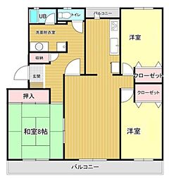 間取図画像 3LDK