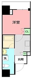 グランレーヴ横濱1 1Kの間取図画像
