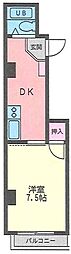 シティプラザ 1DKの間取図画像