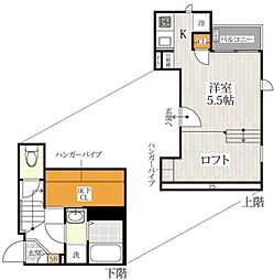 CB与野本町ストリア 1Kの間取図画像
