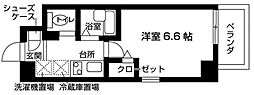 RESIDIA中野富士見台 1Kの間取図画像
