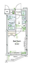 セントパレス方南町 1Kの間取図画像