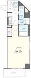 SunriseResidence 1Kの間取図画像