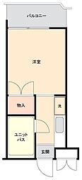 ダイホープラザ中村橋 ワンルームの間取図画像