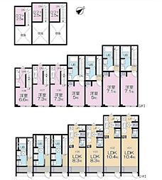 ＭＯＫＴＥＲＲＡＣＥ ＮＥＲＩＭＡ Ｖｉｌｌａ 1階1LDKの間取り