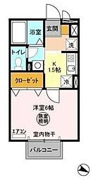 間取図画像 1K