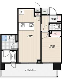 東京メトロ有楽町線 豊洲駅 徒歩11分の賃貸マンション 6階1LDKの間取り