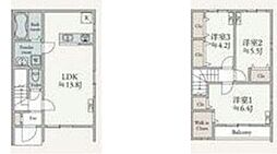 さくらハウス 3LDKの間取図画像