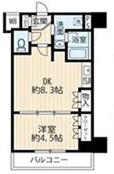 セジョリ大山 1DKの間取図画像