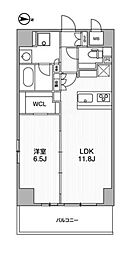 アーバンパーク浅草 3階1LDKの間取り