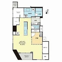 ウィルローズ芽場町 1SLDKの間取図画像