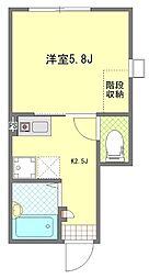 マウ東高円寺 1Kの間取図画像