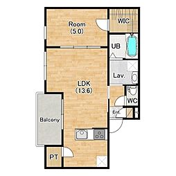 間取図画像 1LDK
