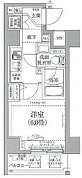 アイルイマージュ弘明寺 1Kの間取図画像