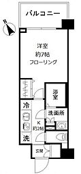 N-Stage赤羽志茂 1Kの間取図画像