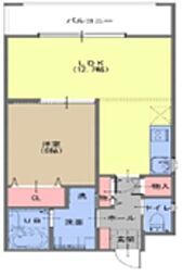 メゾンレヴナ木田町 1LDKの間取図画像