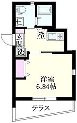 NSGATE扇大橋 1階1Kの間取り