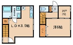 PLANTA 中目黒 1階1SLDKの間取り
