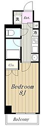 N-flats町田 1Kの間取図画像
