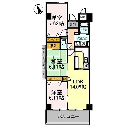 ラ・メゾンＭＳ２_間取り_0