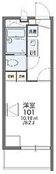 レオパレス中宗岡 1Kの間取図画像