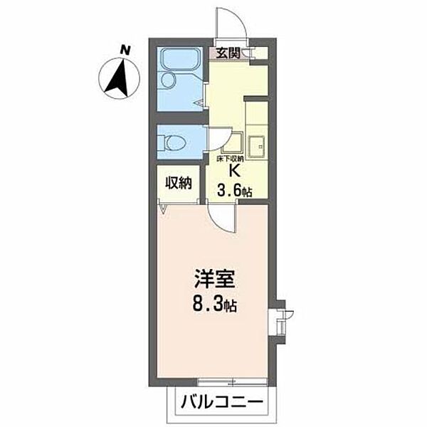 コーポイトウII 101｜宮城県仙台市青葉区柏木３丁目(賃貸アパート1K・1階・25.50㎡)の写真 その2