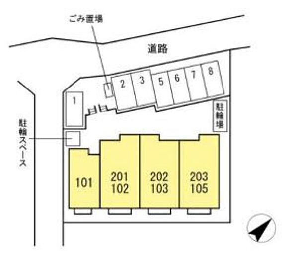 メゾンノアールロッシュ 101｜東京都日野市南平６丁目(賃貸アパート2LDK・2階・66.85㎡)の写真 その23