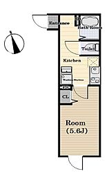 The Residence Nerima 1Kの間取図画像