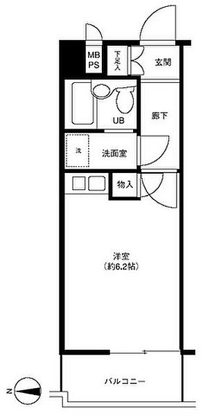 エミネンス東村山 510｜東京都東村山市本町２丁目(賃貸マンション1R・5階・19.44㎡)の写真 その2