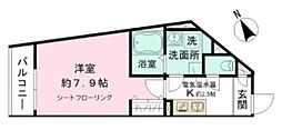 LAUREL墨田 1Kの間取図画像
