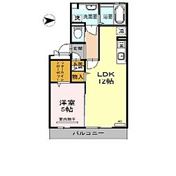 間取図画像 1LDK