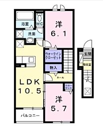 プラシード(戸田)0 2階/202