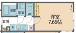 カインドネス辻堂North 1Kの間取図画像