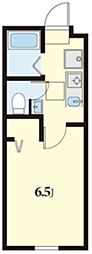CASALUXE 1Kの間取図画像