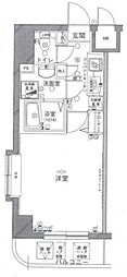 グリフィン武蔵小杉弐番館 1Kの間取図画像