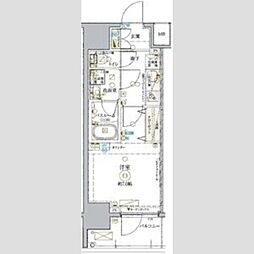 KDXレジデンス池袋ウエスト 1Kの間取図画像
