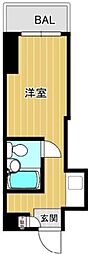 マイキャッスル上池袋 ワンルームの間取図画像
