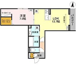 間取図画像 1LDK