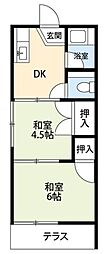 間取図画像 2DK
