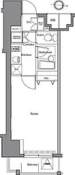 RASIS大山-山手通り 1Kの間取図画像