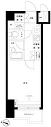 ルーブル明大前 1Kの間取図画像