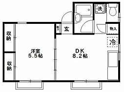 間取図画像 1DK