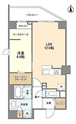 Elysion天王寺 1LDKの間取図画像