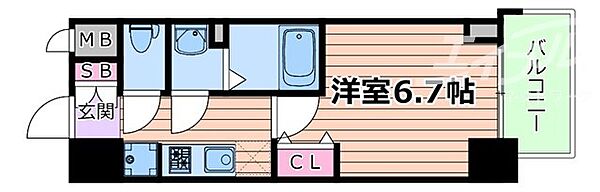 ArtizA淡路 ｜大阪府大阪市東淀川区淡路４丁目(賃貸マンション1K・7階・23.25㎡)の写真 その2