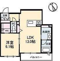 ベレオガーデンズＨＡＴＡ 203 ｜ 高知県高知市北秦泉寺190-1（賃貸マンション1LDK・2階・47.49㎡） その2