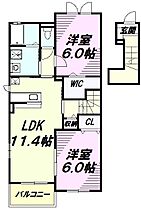 東京都八王子市美山町1207-1（賃貸アパート1LDK・2階・58.22㎡） その2