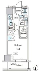 パークアクシス成増二丁目 1Kの間取図画像