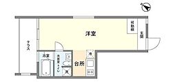 Gridie ワンルームの間取図画像